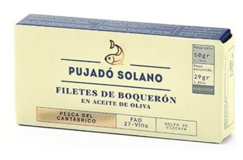 Boquerones à l'huile d'olive - Pujado Solano à Santona - Nouvelle Vague l'épicerie fine de la pêche à Bordeaux depuis 2017