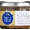 Emietté de maquereaux au Kombu Royal, marinade au Yuzu - La Compagnie Bretonne du Poisson - Conserves de poissons et crustacés - Bretagne - Nouvelle Vague l'épicerie de la pêche à Bordeaux - France