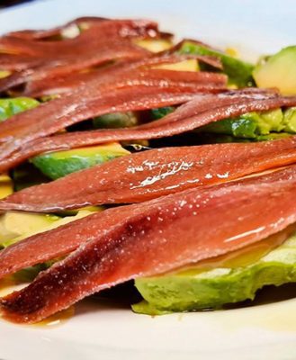 Filets d'anchois à l'huile d'olive - Pujado Solano - Nouvelle Vague - Epicerie de la pêche à Bordeaux