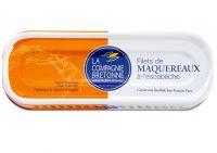 Filets de maquereaux à l'escabèche - La Compagnie Bretonne du Poisson - Conserves de poissons et crustacés - Bretagne - Nouvelle Vague l'épicerie de la pêche à Bordeaux - France