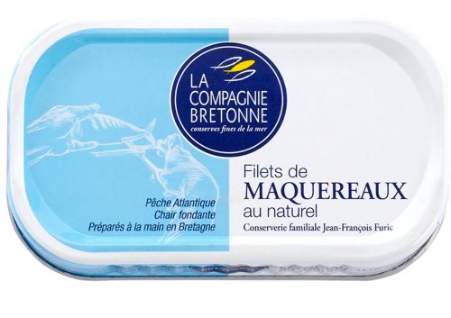 Filets de maquereaux au naturel - La Compagnie Bretonne du Poisson - Conserves de poissons et crustacés - Bretagne - Nouvelle Vague l'épicerie de la pêche à Bordeaux - France