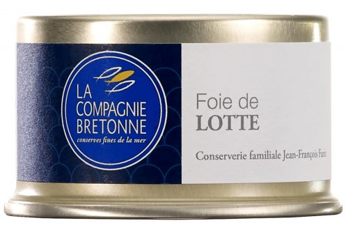 Foie de lotte au naturel - La Compagnie Bretonne du Poisson - Conserves de poissons et crustacés - Bretagne - Nouvelle Vague l'épicerie de la pêche à Bordeaux - France