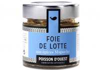Foie de lotte aux épices Maluche - Poisson d'Ouest - Conserves de poissons et crustacés - Bretagne - Nouvelle Vague l'épicerie de la pêche à Bordeaux - France