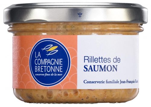 Rillettes de saumon - La Compagnie Bretonne du Poisson - Conserves de poissons et crustacés - Bretagne - Nouvelle Vague l'épicerie de la pêche à Bordeaux - France