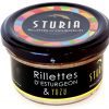 Rillettes d'esturgeon et yuzu - Sturia - Caviar de Gironde - Conserves de poissons France - Nouvelle Vague Epicerie fine de la pêche