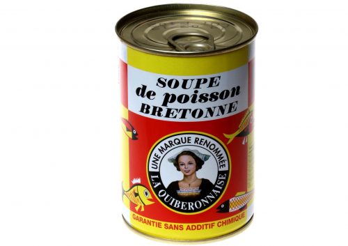 Soupe bretonne de poissons 425ml - La Quiberonnaise - Conserves de poissons et crustacés - Bretagne - Nouvelle Vague l'épicerie de la pêche à Bordeaux - France