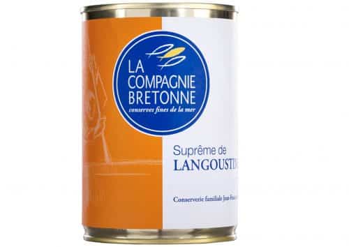 Suprême de langoustine - La Compagnie Bretonne du Poisson - Conserves de poissons et crustacés - Bretagne - Nouvelle Vague l'épicerie de la pêche à Bordeaux - France