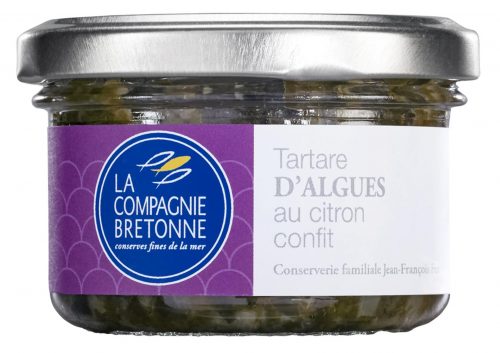 Tartare d'algues au citron confit - La Compagnie Bretonne du Poisson - Conserves de poissons et crustacés - Bretagne - Nouvelle Vague l'épicerie de la pêche à Bordeaux - France