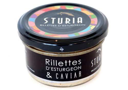 rillettes d'esturgeon au caviar - Sturia - Nouvelle Vague l'épicerie fine de la pêche à Bordeaux depuis 2017