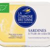 sardines à l'huile de colza BIO - la compagnie bretonne - conserverie française - bretagne - Nouvelle Vague l'épicerie de la Pêche à Bordeaux