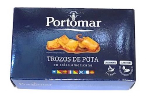 Calamars sauce américaine- Portomar - Asturies - Espagne - Nouvelle Vague l'épicerie de la pêche à Bordeaux