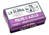 Poulpe à l'ail -Conserves La Gloria - Costera - Asturies Espagne - Nouvelle Vague l'épicerie de la pêche à Bordeaux
