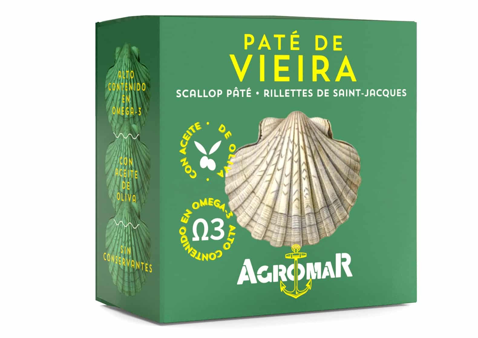 Pâté de Saint Jacques de Cantabrie - Agromar - Nouvelle Vague l'épicerie fine de la pêche à Bordeaux depuis 2017