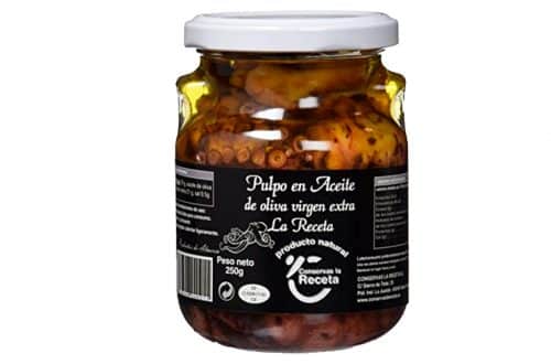 Poulpe à l'huile d'olive extra vierge 250g - La Receta - Nouvelle Vague l'épicerie de la pêche à Bordeaux