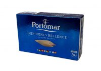 Calmars Chipirons farcis à l'huile d'olive - Portomar - Nouvelle Vague l'épicerie fine de la pêche à Bordeaux