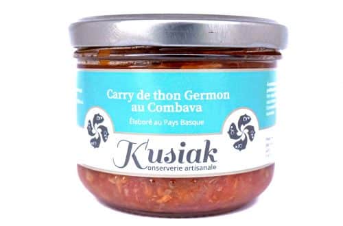 Carry de thon Germon au Combava - Kusiak - Nouvelle Vague l'épicerie fine de la pêche à Bordeaux depuis 2017