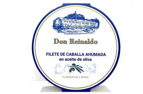 Filets de maquereaux fumés à l'huile d'olive - Don Reinaldo - Conservas Lou - Nouvelle Vague l'épicerie fine de la pêche à Bordeaux depuis 2017