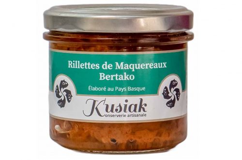 Rillettes de maquereaux Bertako - Kusiak - Nouvelle Vague l'épicerie fine de la pêche à Bordeaux depuis 2017