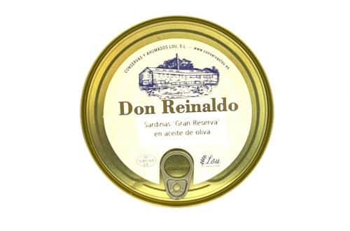 Sardines Grande Réserve à l'huile d'olive - Don Reinaldo - Conservas Lou - Nouvelle Vague l'épicerie fine de la pêche à Bordeaux depuis 2017