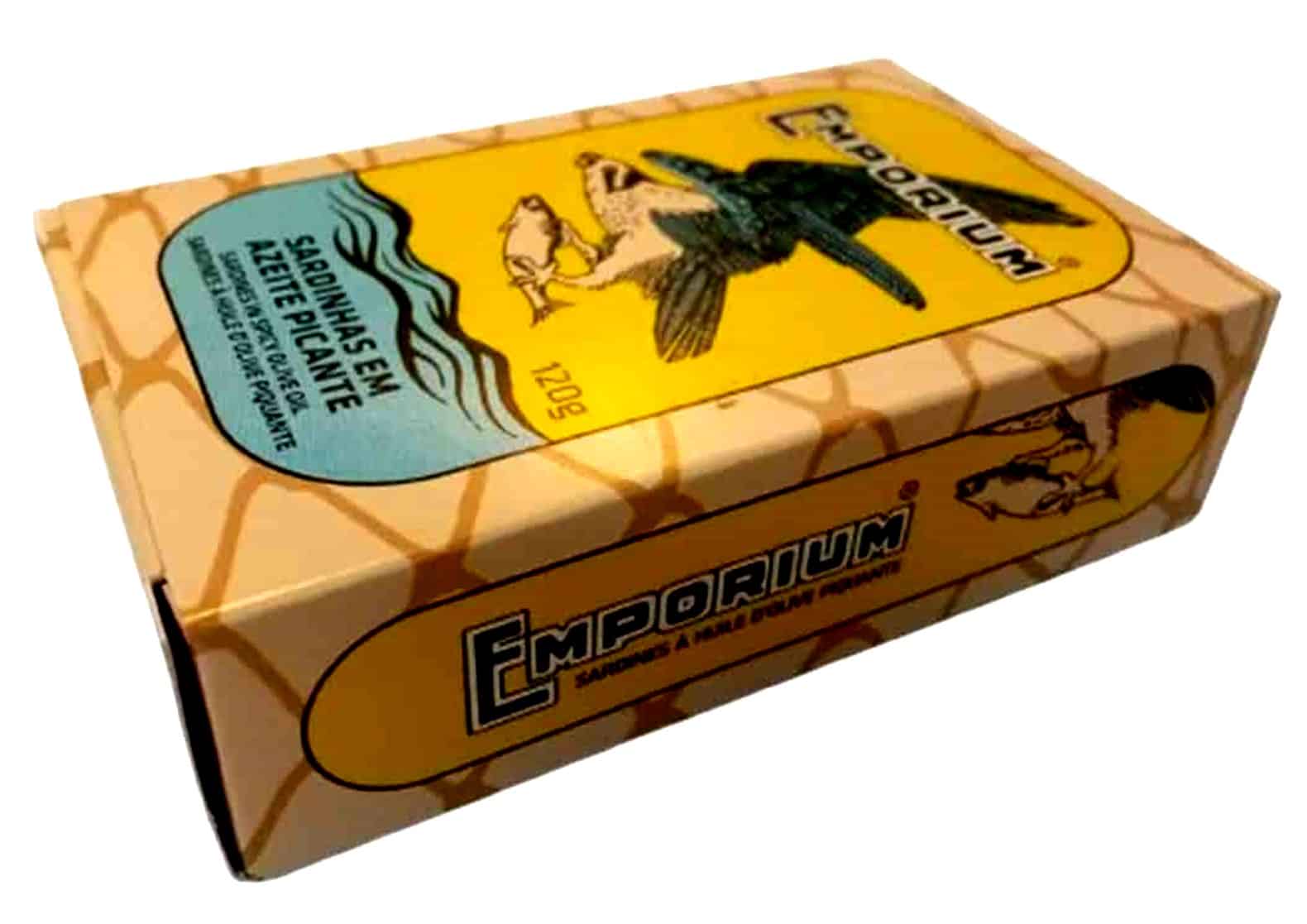 Sardines à l'huile d'olive épicée - Emporium - Nouvelle Vague l'épicerie fine de la pêche à Bordeaux depuis 2017