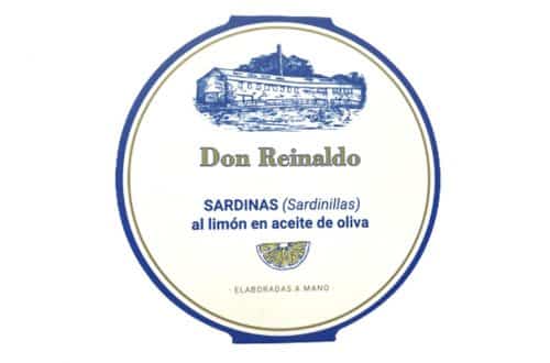 Sardines au citron et à l'huile d'olive - Don Reinaldo - Conservas Lou - Nouvelle Vague l'épicerie fine de la pêche à Bordeaux depuis 2017