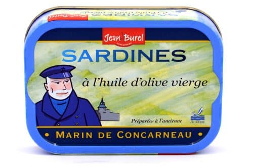 Sardines-preparees-a-lancienne-a-lhuile-dolive-extra-vierge-Jean-Burel-Nouvelle-Vague-lepicerie-fine-de-la-peche-a-Bordeaux-depuis-2017