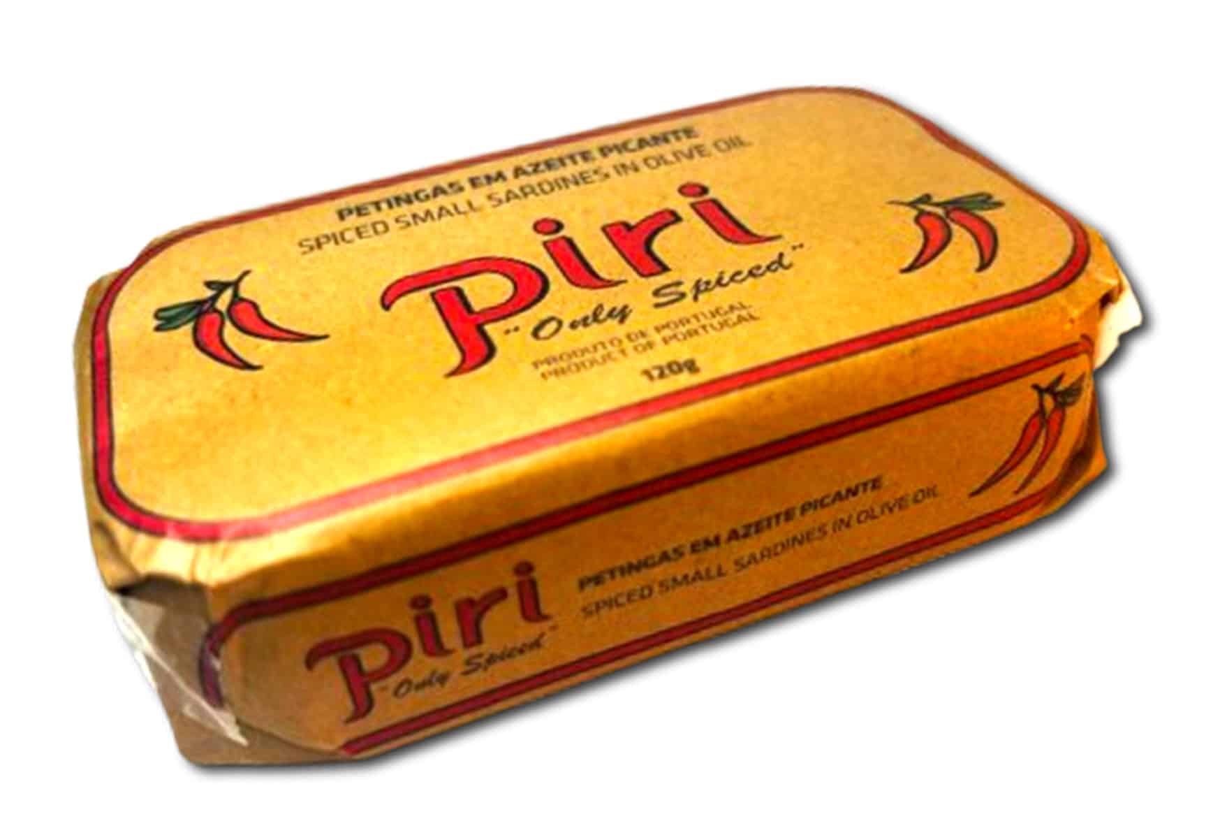 Petites sardines à l'huile d'olive sauce piquante - Piri - Nouvelle Vague l'épicerie fine de la pêche à Bordeaux depuis 2017