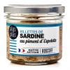 Rillettes de sardine au piment d'Espelette - Algo plus - Nouvelle Vague l'épicerie fine de la pêche à Bordeaux depuis 2017
